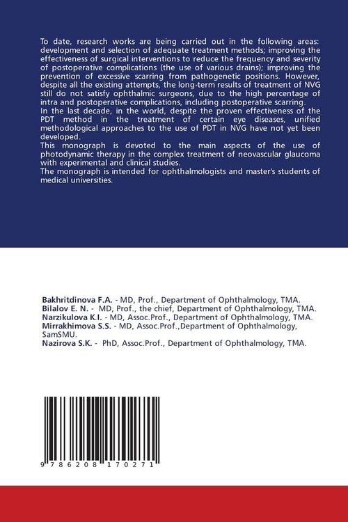 Produktbild: Photodynamic Therapy After Anti-Glaucoma Surgery