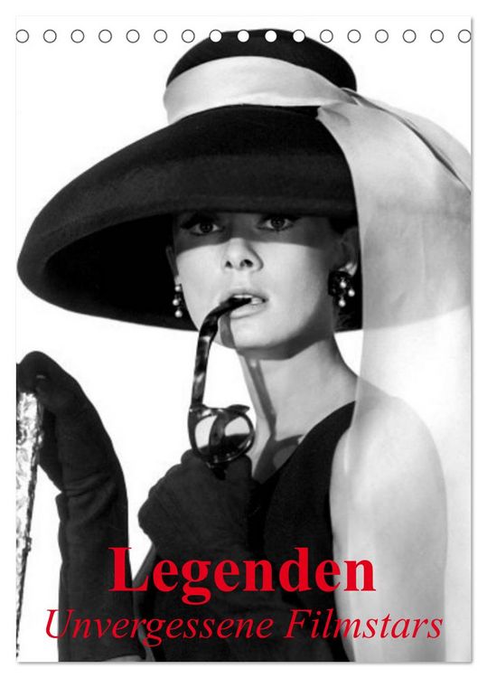 Produktbild: Legenden - Unvergessene Filmstars (Tischkalender 2026 DIN A5 hoch), CALVENDO Monatskalender