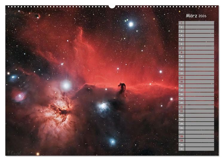 Produktbild: Deep-Sky Amateurastronomie (hochwertiger Premium Wandkalender 2026 DIN A2 quer), Kunstdruck in Hochglanz