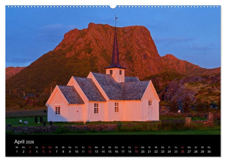 Produktbild: Norwegen (Wandkalender 2026 DIN A2 quer), CALVENDO Monatskalender