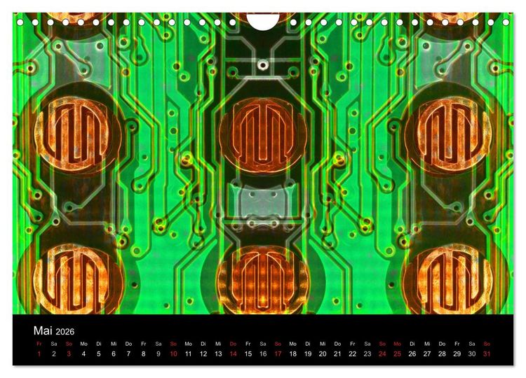 Produktbild: Computer ganz nah (Wandkalender 2026 DIN A4 quer), CALVENDO Monatskalender