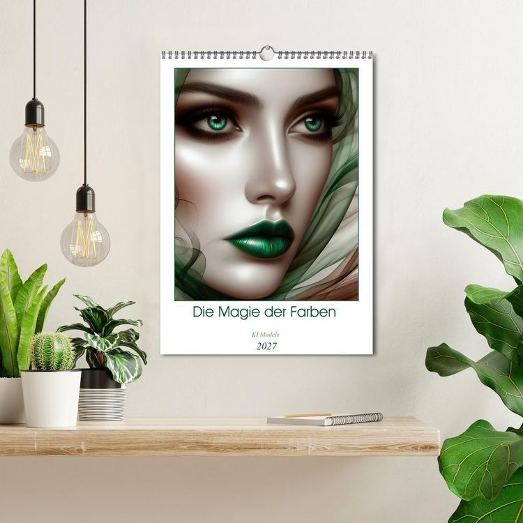 Produktbild: Die Magie der Farben (Wandkalender 2027 DIN A3 hoch), CALVENDO Monatskalender