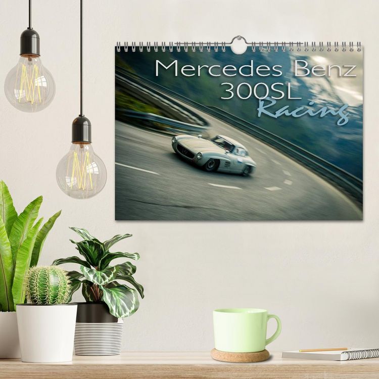 Produktbild: Mercedes Benz 300SL - Racing (Wandkalender 2025 DIN A4 quer), CALVENDO Monatskalender