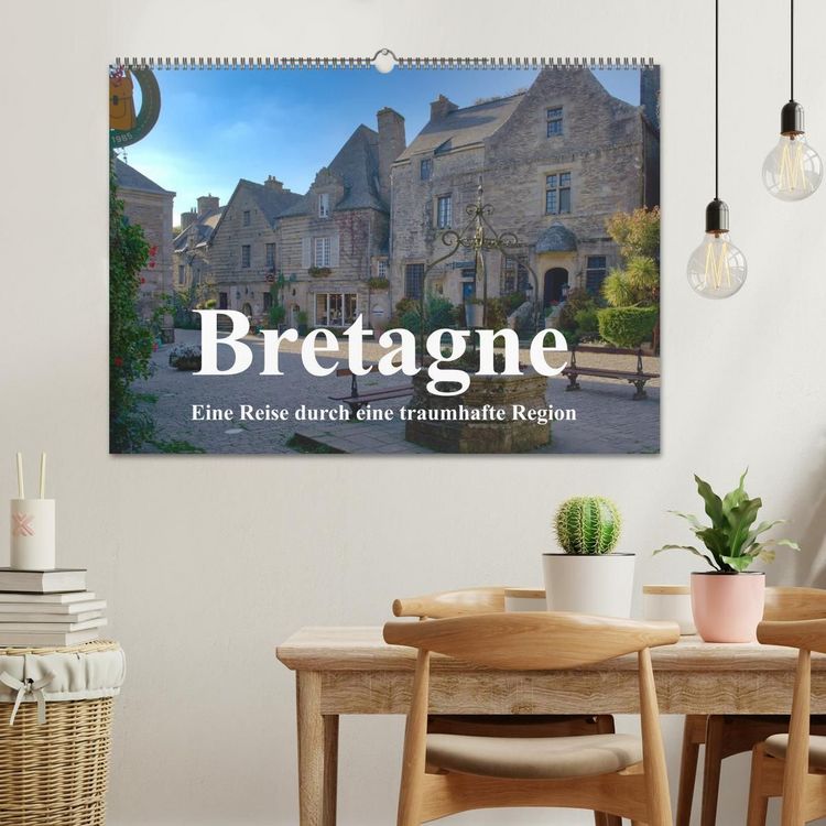 Produktbild: Begeisterung f&uuml;r die Bretagne (Wandkalender 2027 DIN A2 quer), CALVENDO Monatskalender