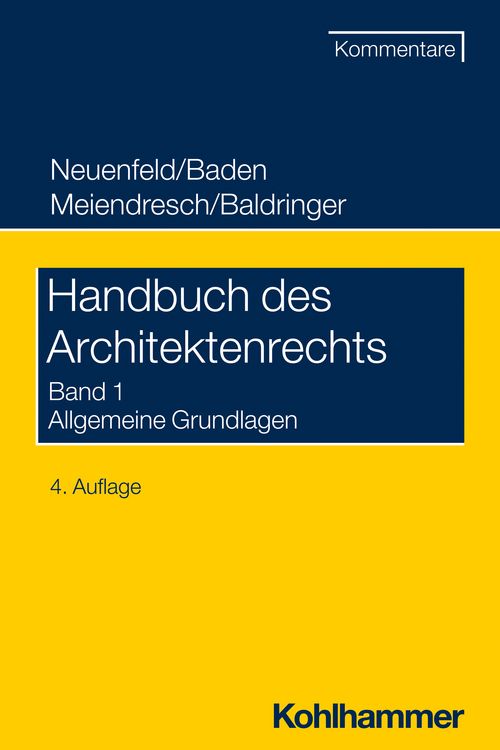 Produktbild: Handbuch des Architektenrechts