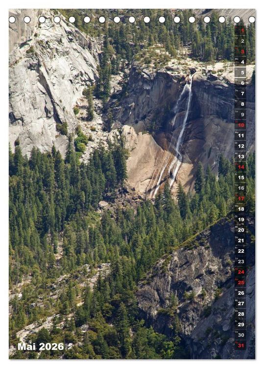 Produktbild: YOSEMITE VALLEY Natur Pur (Tischkalender 2026 DIN A5 hoch), CALVENDO Monatskalender