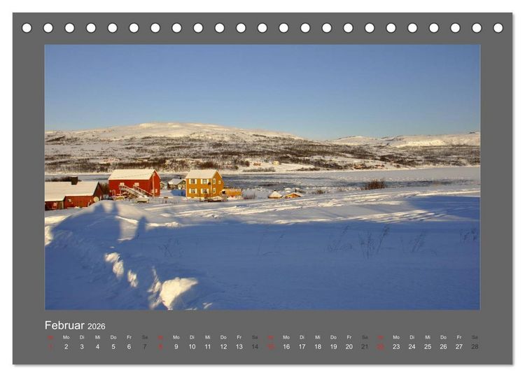 Produktbild: SKANDINAVIEN (Tischkalender 2026 DIN A5 quer), CALVENDO Monatskalender