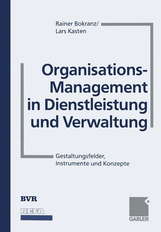 Produktbild: Organisations-Management in Dienstleistung und Verwaltung