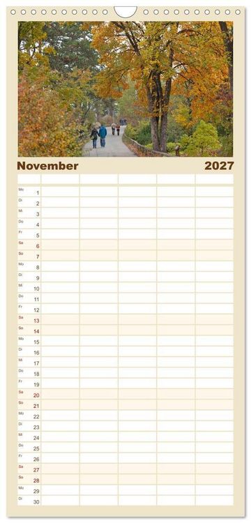 Produktbild: Familienplaner 2027 - Goldenes Prag mit 5 Spalten (Wandkalender, 21 x 45 cm) CALVENDO