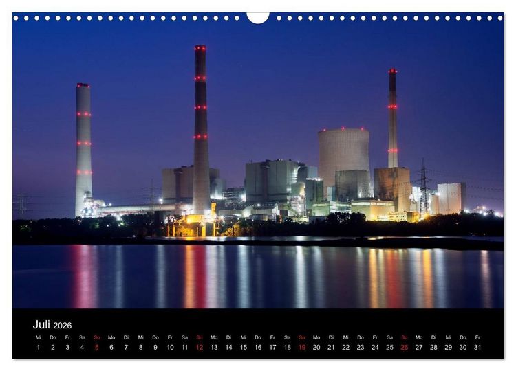 Produktbild: Ruhrlights II - Nachtlichter des Ruhrgebietes (Wandkalender 2026 DIN A3 quer), CALVENDO Monatskalender