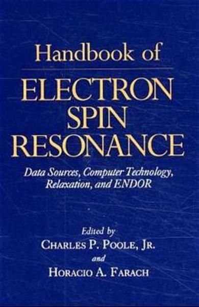 Produktbild: Handbook of Electron Spin Resonance