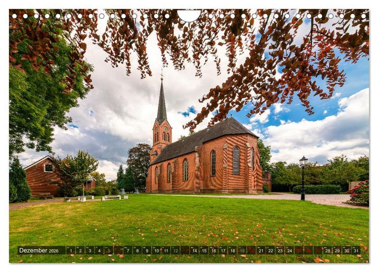 Produktbild: Papenburg - Venedig des Nordens (Wandkalender 2026 DIN A4 quer), CALVENDO Monatskalender