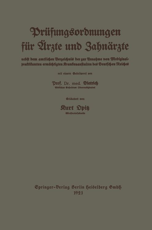 Produktbild: Leitfaden der Pr&uuml;fungsordnungen f&uuml;r &Auml;rzte und Zahn&auml;rzte