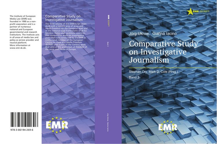 Produktbild: Ukrow, J: Comparative Study on Investigative Journalism