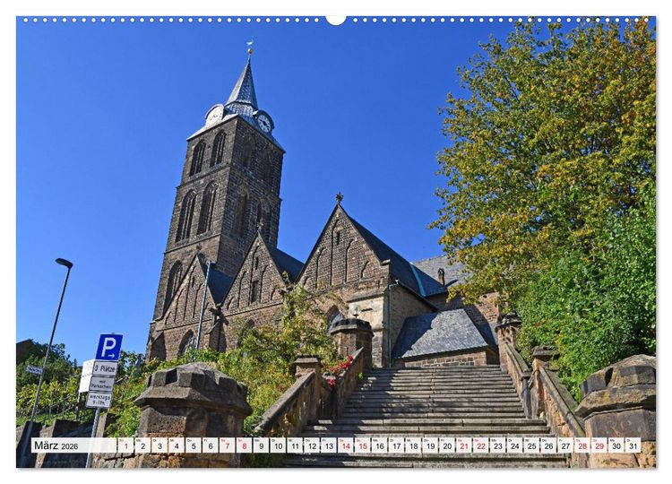 Produktbild: Die alte Stadt MINDEN (hochwertiger Premium Wandkalender 2026 DIN A2 quer), Kunstdruck in Hochglanz