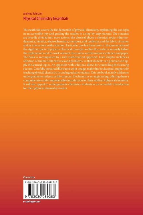 Produktbild: Physical Chemistry Essentials