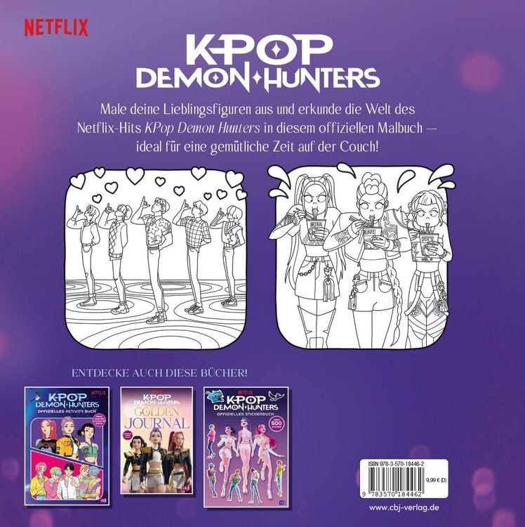 Produktbild: KPop Demon Hunters - Couch, Couch, Malen!