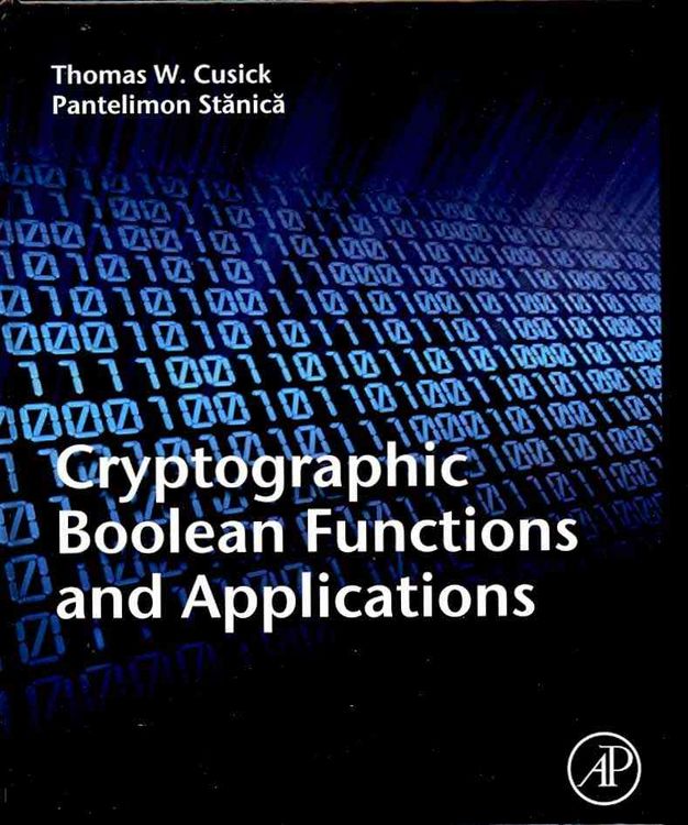 Produktbild: Cryptographic Boolean Functions and Applications