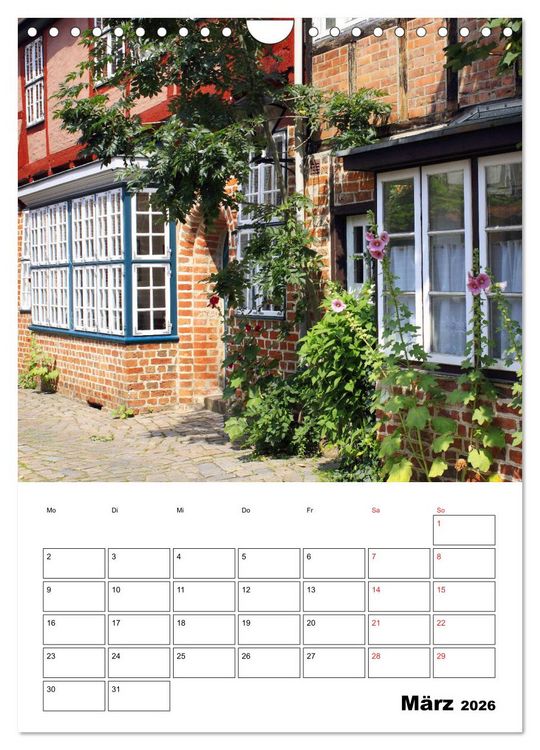 Produktbild: L&uuml;neburg, von der sch&ouml;nsten Seite (Wandkalender 2026 DIN A4 hoch), CALVENDO Monatskalender