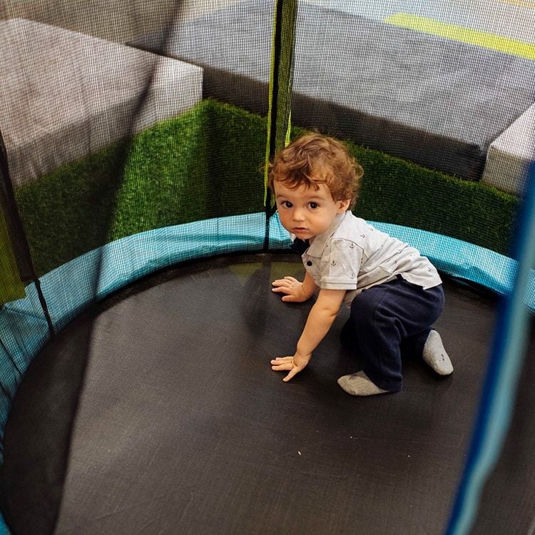 Produktbild: Hudora 65711 - Kindertrampolin Safety 140