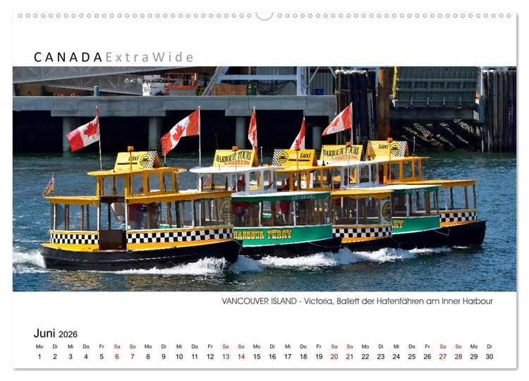 Produktbild: Vancouver Island Panoramabilder (Wandkalender 2026 DIN A2 quer), CALVENDO Monatskalender