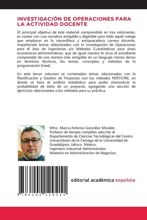 Produktbild: Investigaci&oacute;n De Operaciones Para La Actividad Docente