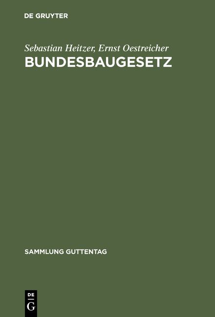 Produktbild: Bundesbaugesetz