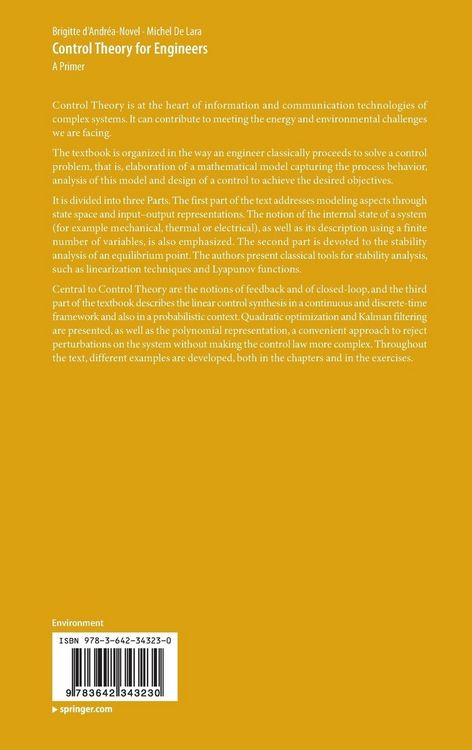 Produktbild: Control Theory for Engineers