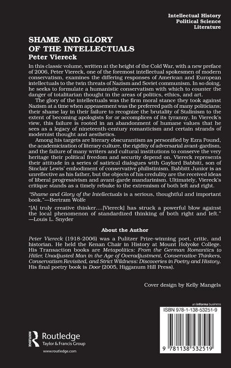 Produktbild: Shame and Glory of the Intellectuals