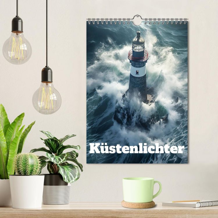 Produktbild: K&uuml;stenlichter (Wandkalender 2026 DIN A4 hoch), CALVENDO Monatskalender