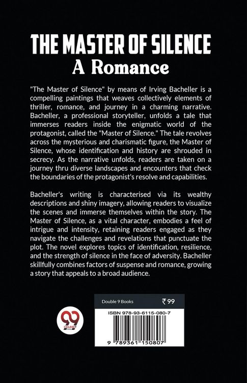 Produktbild: The Master Of Silence A Romance