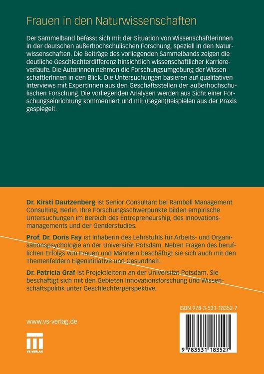 Produktbild: Frauen in den Naturwissenschaften