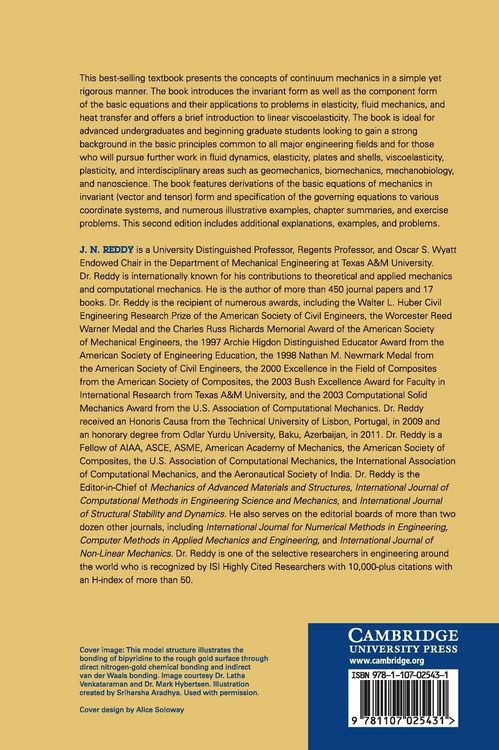 Produktbild: An Introduction to Continuum Mechanics