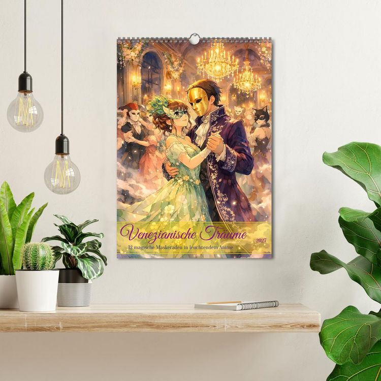 Produktbild: Venezianische Tr&auml;ume (Wandkalender 2027 DIN A3 hoch), CALVENDO Monatskalender