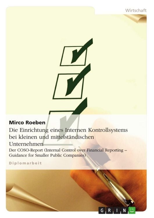 Produktbild: Die Einrichtung eines Internen Kontrollsystems bei kleinen und mittelst&auml;ndischen Unternehmen