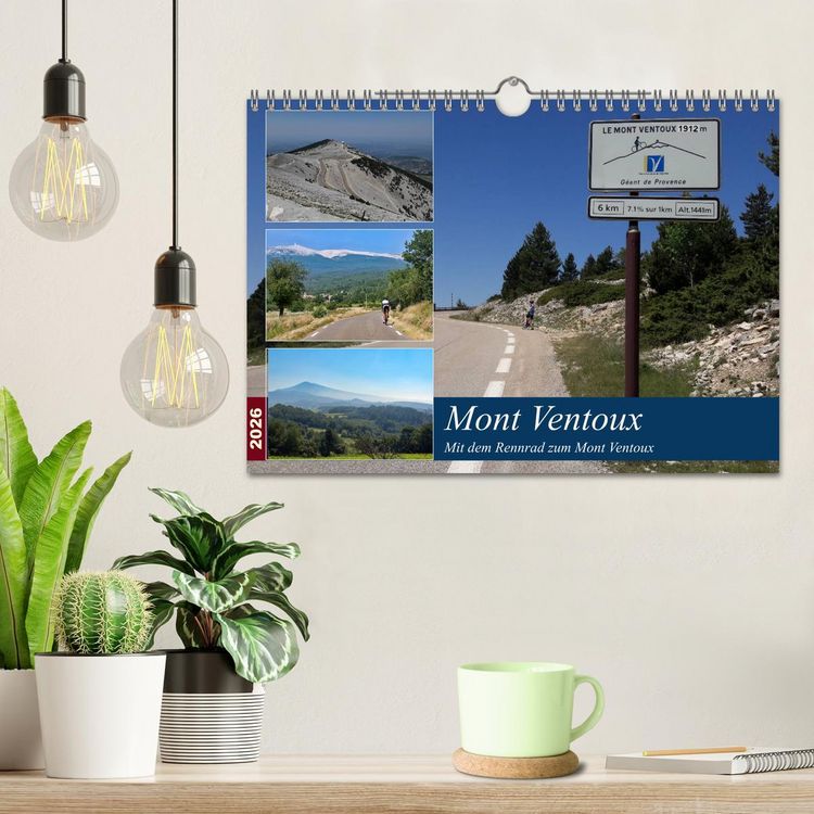 Produktbild: Mit dem Rennrad zum Mont Ventoux (Wandkalender 2026 DIN A4 quer), CALVENDO Monatskalender