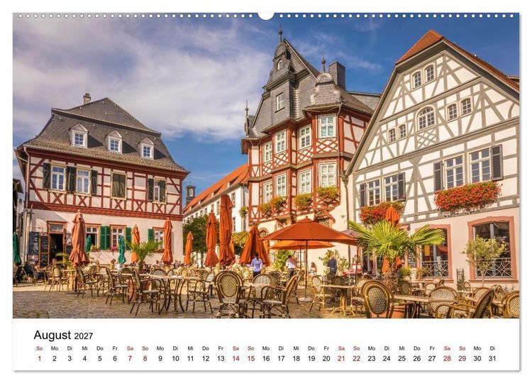 Produktbild: Hessen - Malerische Orte und Landschaften (hochwertiger Premium Wandkalender 2027 DIN A2 quer), Kunstdruck in Hochglanz