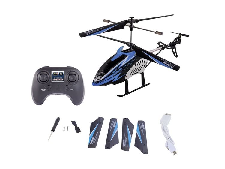 Produktbild: RC Helicopter Lightning, blau, Revell Control Ferngesteuerter Hubschrauber