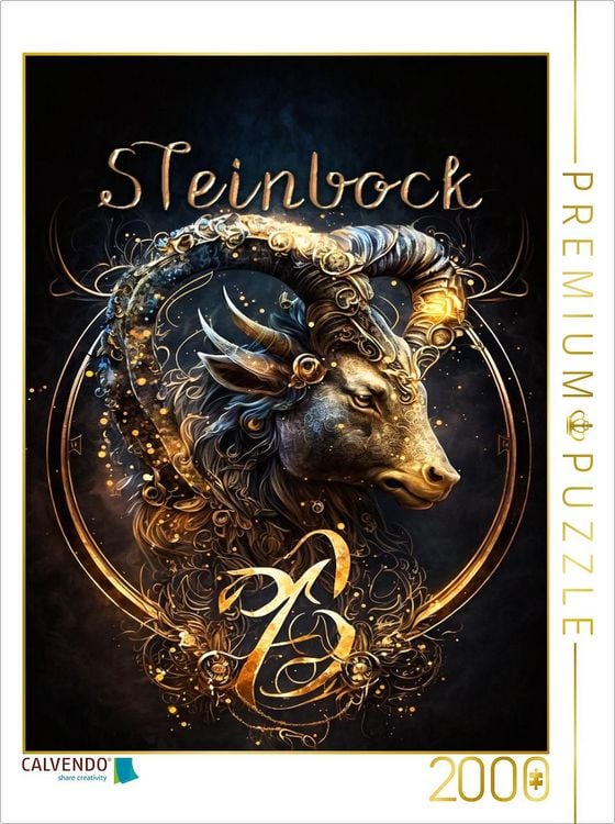 Produktbild: CALVENDO Puzzle Steinbock 22. Dezember - 20. Januar | 2000 Teile Lege-Gr&ouml;&szlig;e 90x67cm Foto-Puzzle f&uuml;r gl&uuml;ckliche Stunden