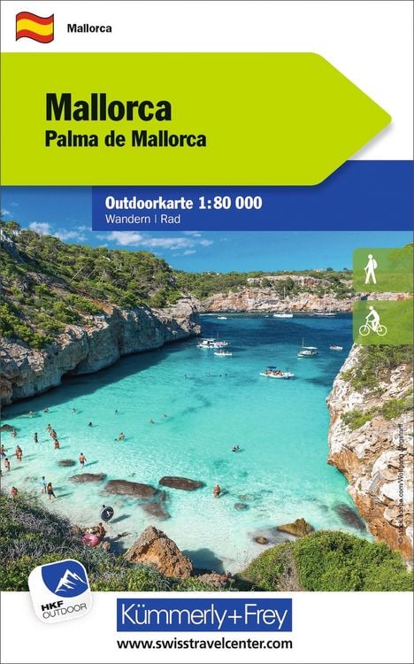 Produktbild: K&uuml;mmerly+Frey Outdoorkarte Mallorca 1:80.000