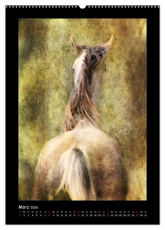 Produktbild: Art Horse 2026 (Wandkalender 2026 DIN A2 hoch), CALVENDO Monatskalender