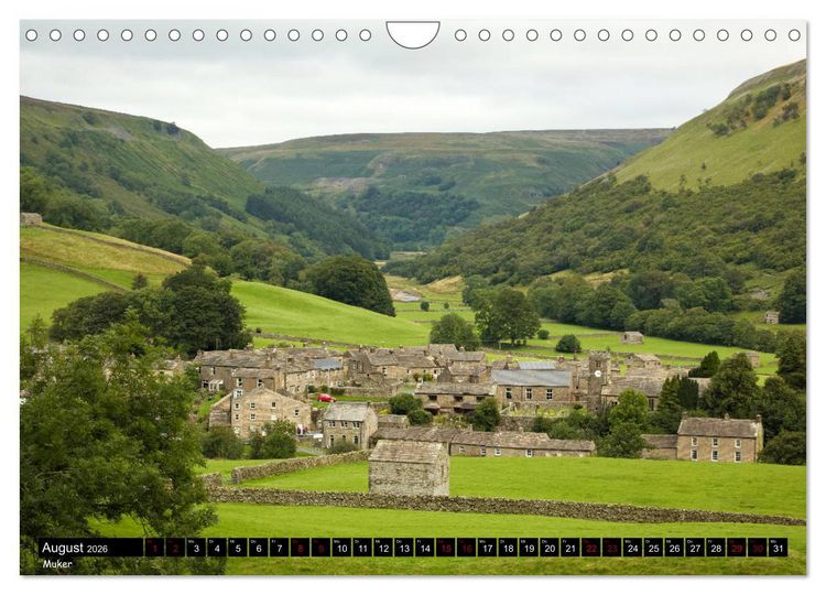 Produktbild: Traumhafte Yorkshire Dales (Wandkalender 2026 DIN A4 quer), CALVENDO Monatskalender