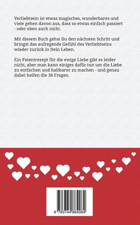Produktbild: 36 Fragen zum Verlieben und um verliebt zu bleiben