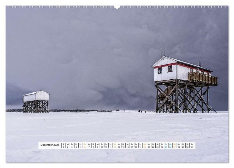 Produktbild: St. Peter-Ording (Wandkalender 2026 DIN A2 quer), CALVENDO Monatskalender