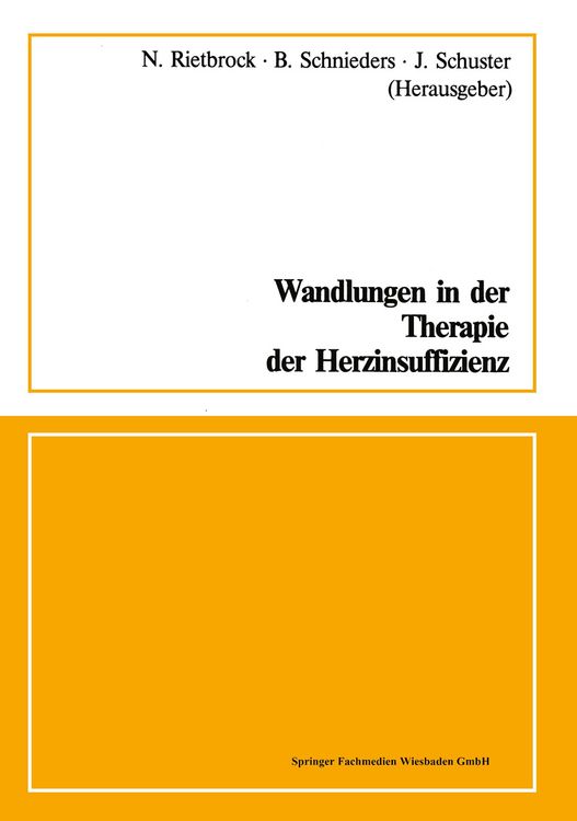 Produktbild: Wandlungen in der Therapie der Herzinsuffizienz