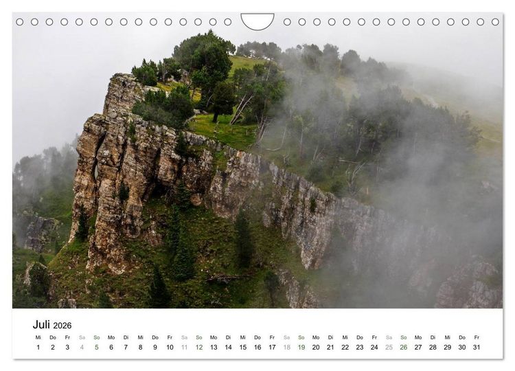 Produktbild: Mystische Schweizer Berglandschaften - Momente in der Natur (Wandkalender 2026 DIN A4 quer), CALVENDO Monatskalender