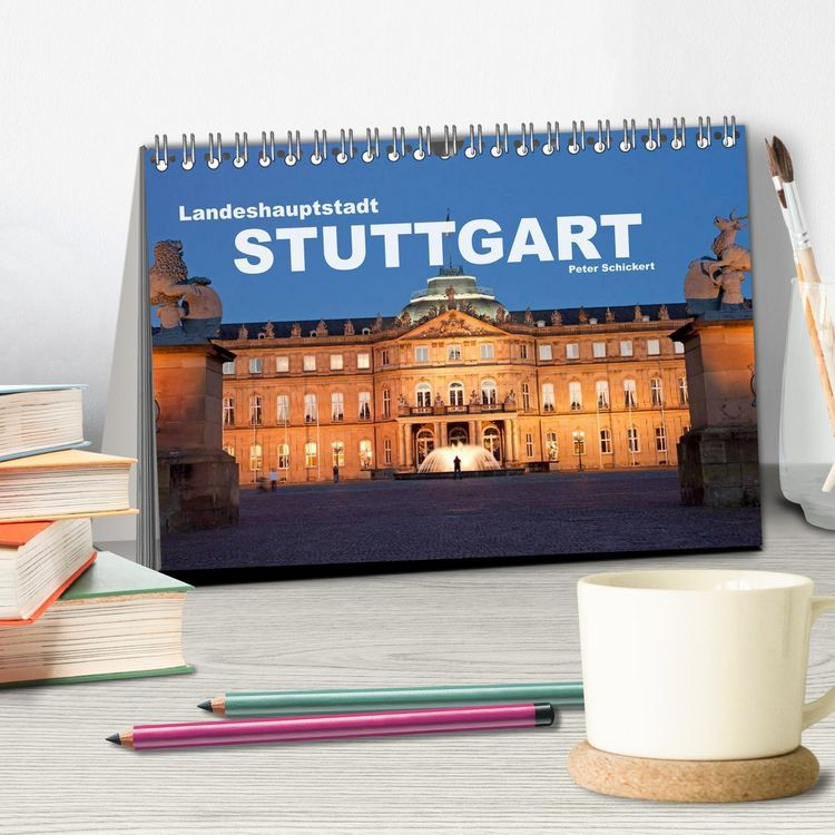 Produktbild: Landeshauptstadt Stuttgart (Tischkalender 2026 DIN A5 quer), CALVENDO Monatskalender