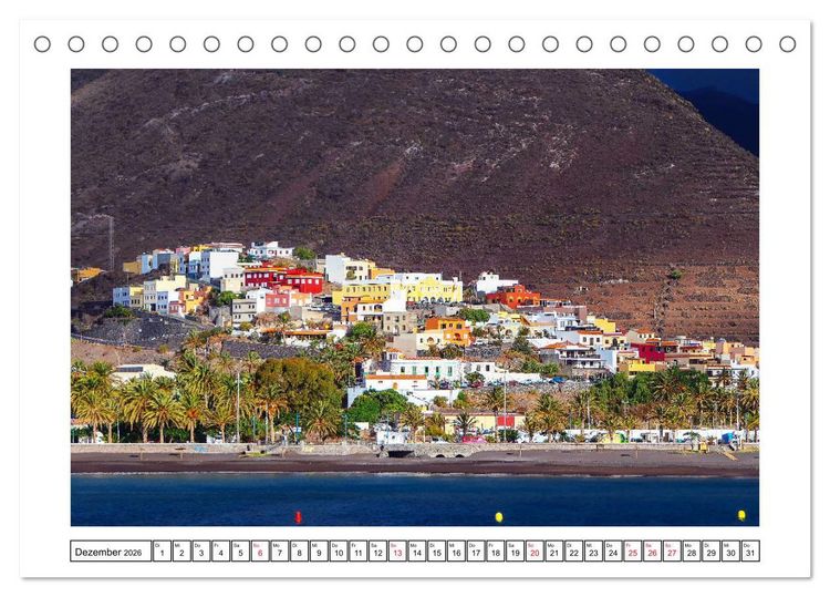 Produktbild: Insel der Sehnsucht - La Gomera (Tischkalender 2026 DIN A5 quer), CALVENDO Monatskalender