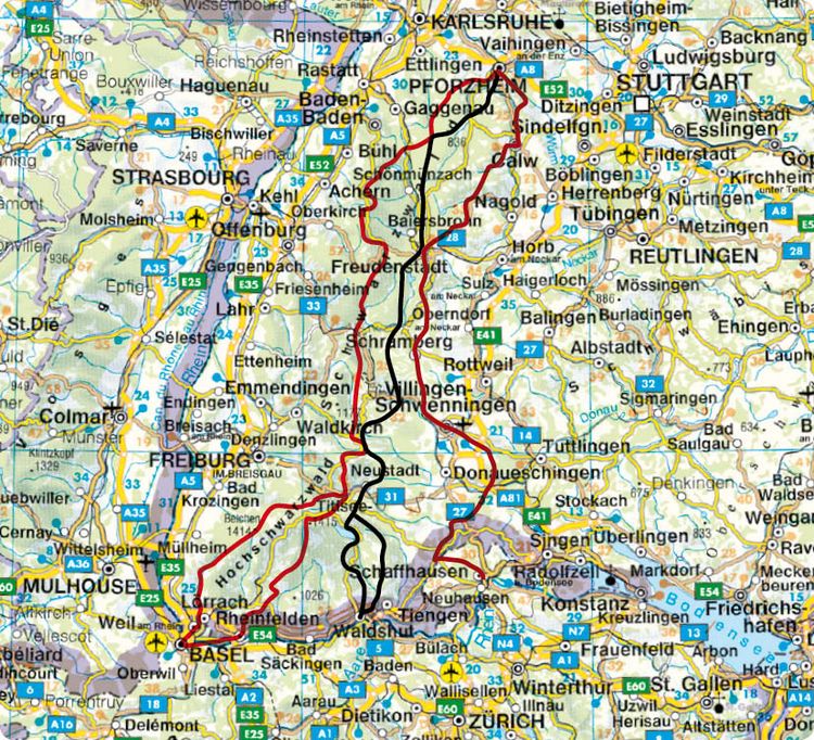 Produktbild: Fernwanderwege Schwarzwald