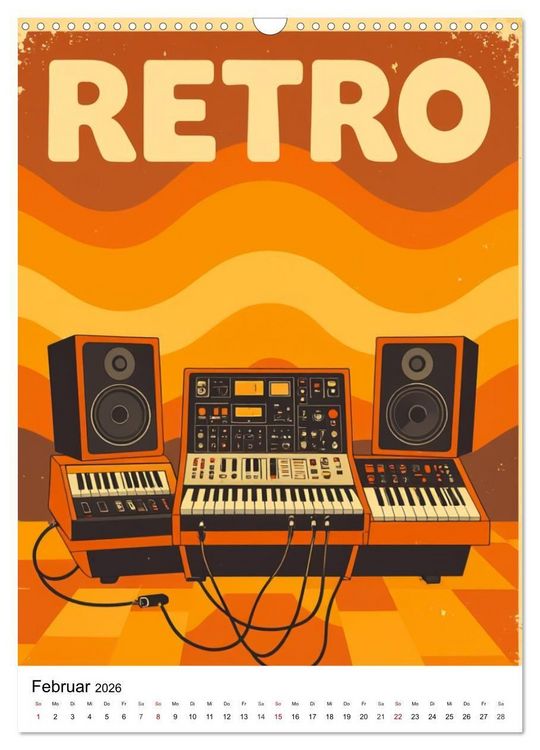 Produktbild: Feel the Groove &ndash; Funk & Soul Vintage (Wandkalender 2026 DIN A3 hoch), CALVENDO Monatskalender